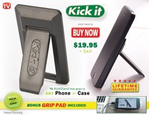 Kick it Cell Phone Stand & Car Phone Mount
